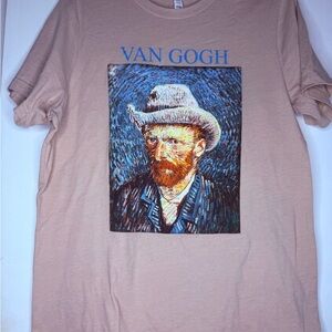 Bella Canvas Van Gogh Graphic Beige T-Shirt